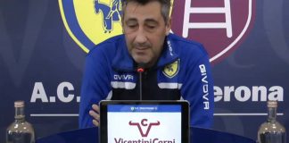 Chievo Verona, il tecnico Aglietti in conferenza stampa (foto © Chievo Verona)