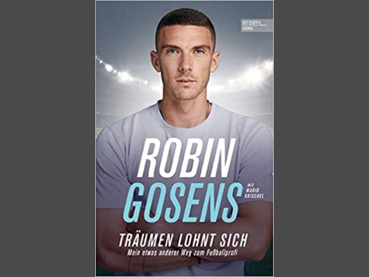 Robin Gosens, la copertina della sua autobiografia in lingua tedesca