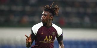 Moise Kean, attaccante del PSG. Getty Images
