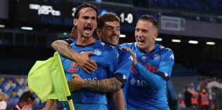 L'esultanza del Napoli contro l'Udinese. Getty Images