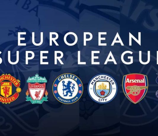 Le sei squadre inglesi aderenti alla Super Lega: Manchester United, Liverpool, Chelsea, Manchester City, Arsenal e Tottenham (foto © si.com).