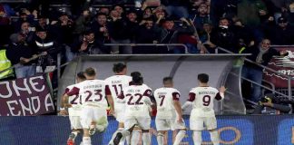 La Salernitana festeggia il gol di Bonazzoli - credit: Getty Images
