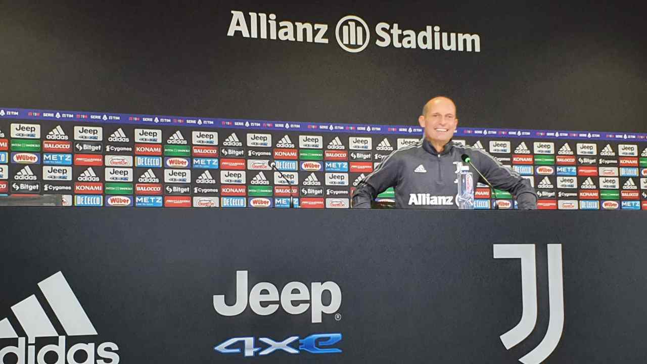 conferenza stampa allegri Juventus