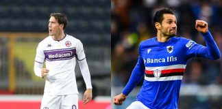 Vlahovic e Candreva, gli uomini più in forma di Fiorentina e Sampdoria - credits: Getty Images. Sportmeteoweek