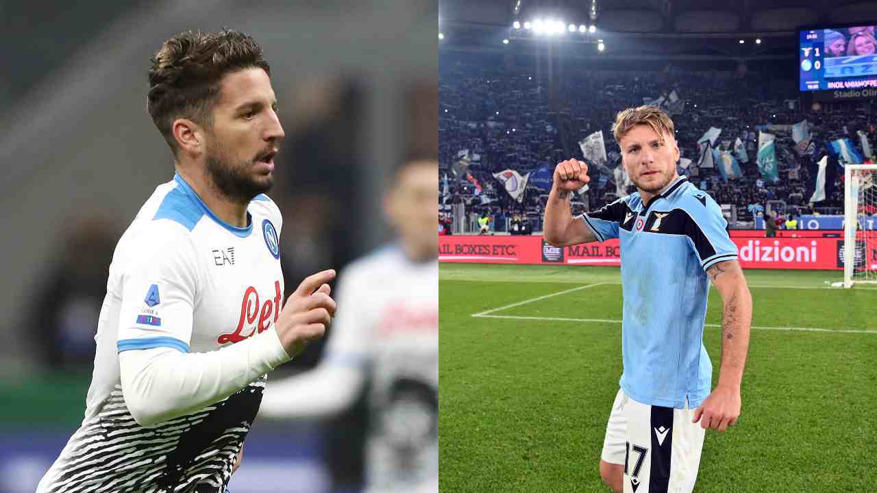 Mertens e Immobile, i due "Ciro" di Napoli-Lazio - credits: Getty Images. Sportmeteoweek