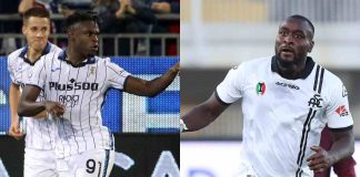 Zapata e Nzola, attaccanti di Atalanta e Spezia - credits: Getty Images. Sportmeteoweek