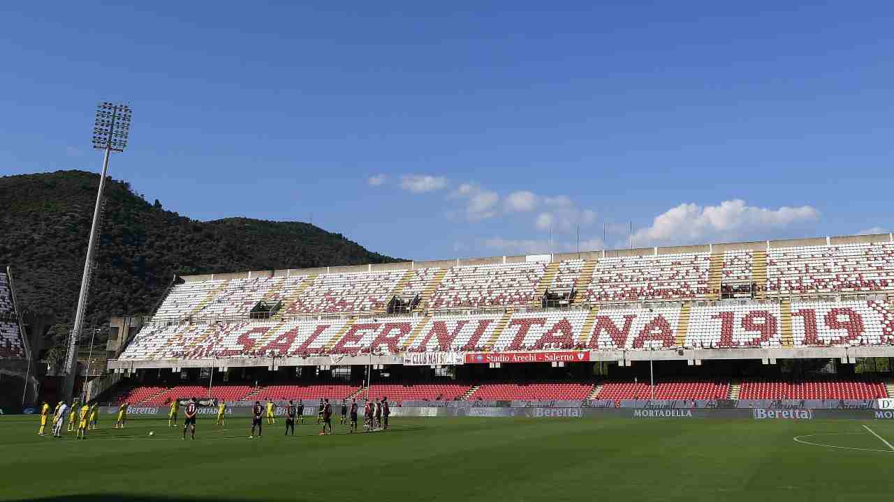 Lo stadio Arechi, casa della Salernitana - credit: Getty Images. Sportmeteoweek
