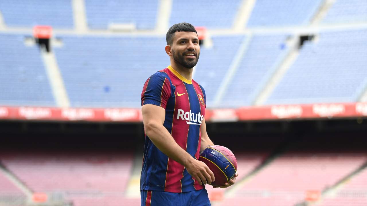 Sergio Aguero, attaccante del Barcellona (credit: Getty Images)
