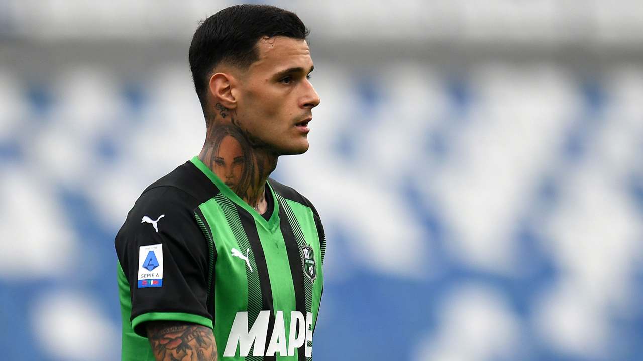 Gianluca Scamacca, attaccante del Sassuolo (credit: Getty Images)