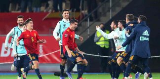 Alvaro Morata esulta dopo il gol (Credit Foto Getty Images)