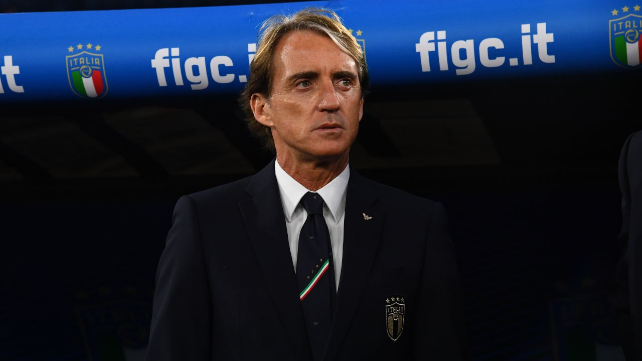 Roberto Mancini, allenatore dell'Italia (credit: Twitter-Nazionale Italiana)