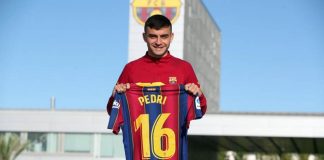 Pedri, centrocampista del Barcellona e della Nazionale Spagnola (credit: Twitter-Pedri Gonzàlez)