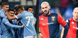 Giocatori di Lazio e Genoa - credits: Getty Images. Sportmeteoweek