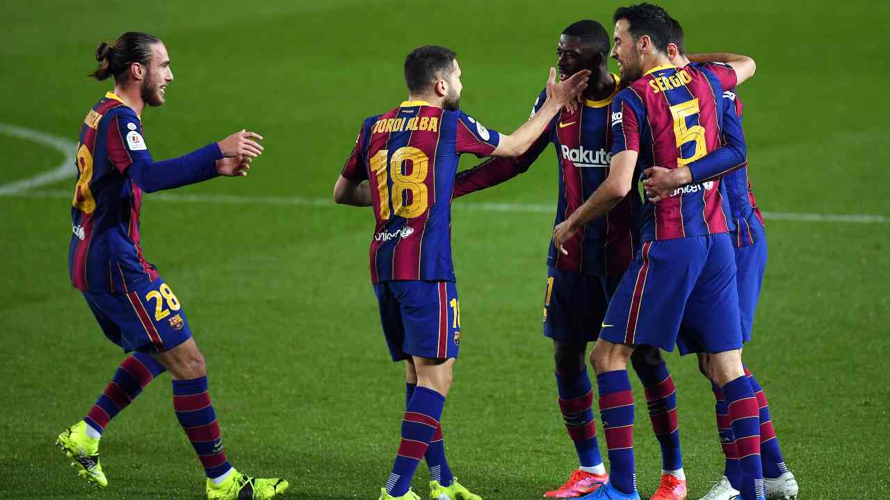 Giocatori del Barcellona - credits: Getty Images. Sportmeteoweek