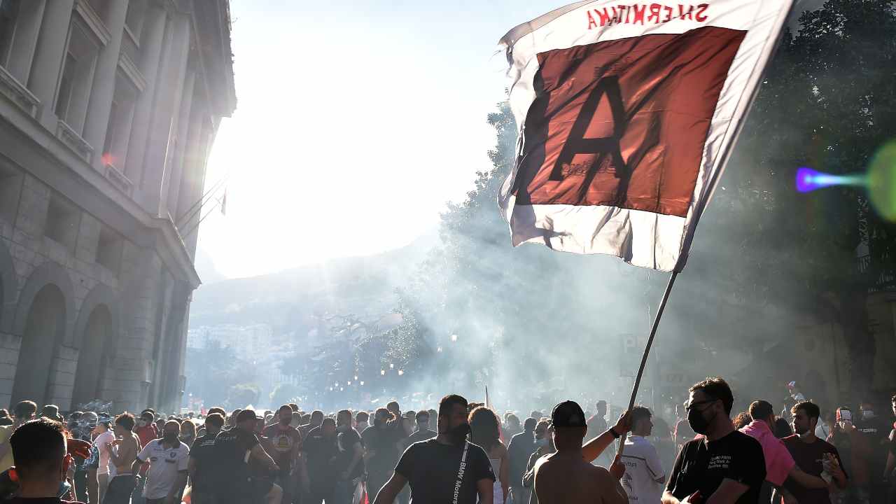 La festa dei tifosi della Salernitana per la promozione in A quest'estate - credits: Getty Images. Sportmeteoweek