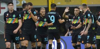 I giocatori dell'Inter esultano dopo un gol (credit: Getty Images)