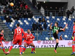 Gian Marco Ferrari sul gol del pareggio del Sassuolo (credit: Getty Images)