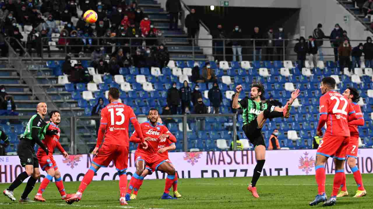 Gian Marco Ferrari sul gol del pareggio del Sassuolo (credit: Getty Images)