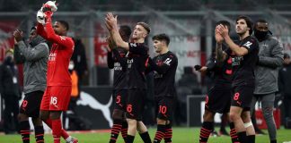 Il Milan festeggia la vittoria con la Salernitana - credits: Getty Images. Sportmeteoweek