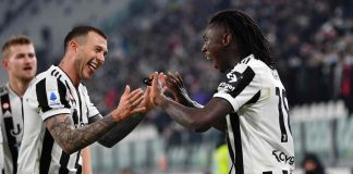 Moise Kean e Federico Bernardeschi, autori dei due gol della Juventus (credit: Getty Images)