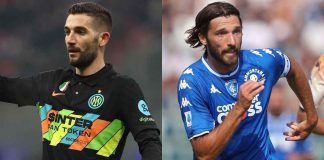 Gagliardini e Mancuso, giocatori di Inter ed Empoli che si affronteranno in coppa Italia - credits: Getty Images. Sportmeteoweek