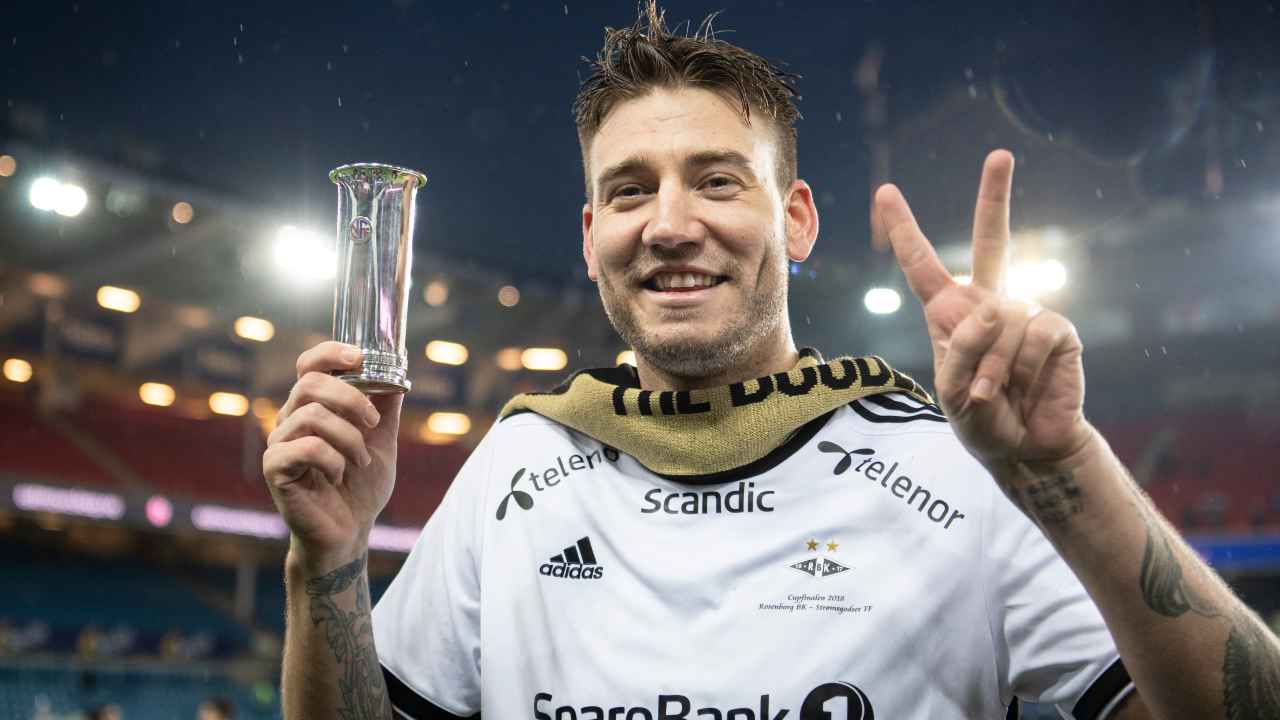 Nicklas Bendtner, attuale attaccante del Copenaghen (Credit Foto Getty Images)