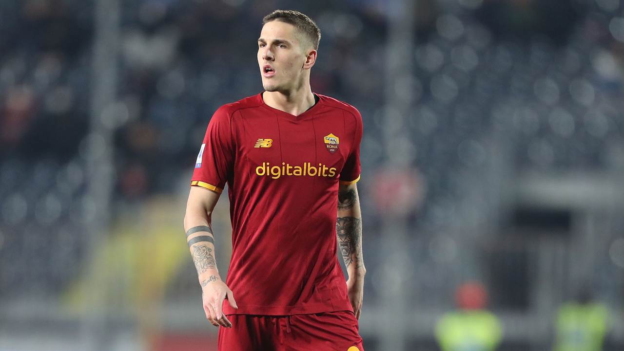 Nicolò Zaniolo, autore del quarto gol della Roma (credit: Getty Images)