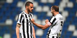Leonardo Bonucci e Giorgio Chiellini, difensori della Juventus (credit: Getty Images)