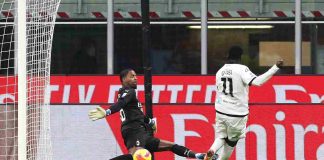 Il gol dell'1-2 finale di Gyasi in Milan - Spezia - credits: Getty Images. Sportmeteoweek