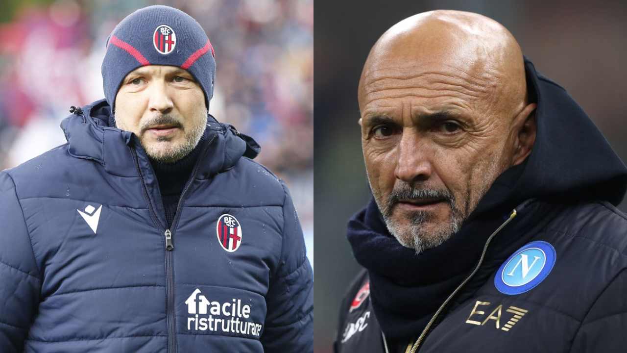 Sinisa Mihajlovic, allenatore del Bologna e Luciano Spalletti, allenatore del Napoli [credit: Getty Images] - MeteoWeek