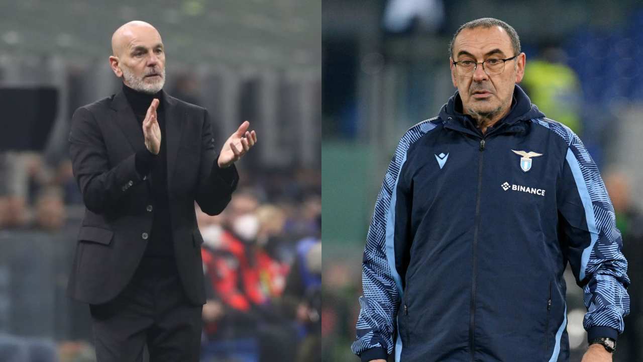 Stefano Pioli e Maurizio Sarri (credit: Getty Images)