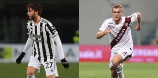 Locatelli e Pobega, centrocampisti di Juventus e Torino - credits: Getty Images. Sportmeteoweek