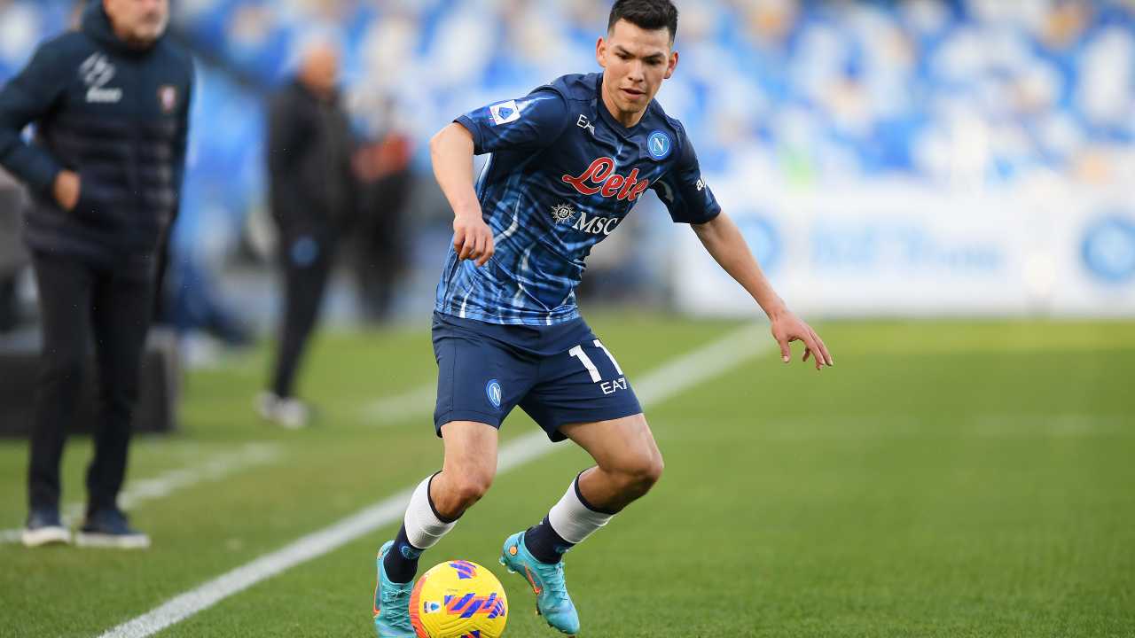 Hirving Lozano attaccante del Napoli (Credit Foto Getty Images)