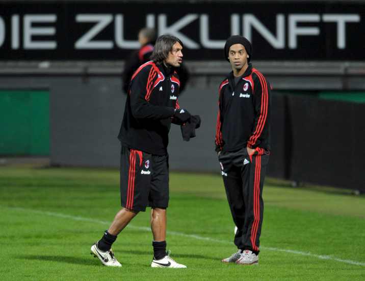 Maldini e Ronaldinho ai tempi del Milan [Credit: ANSA] - Meteoweek
