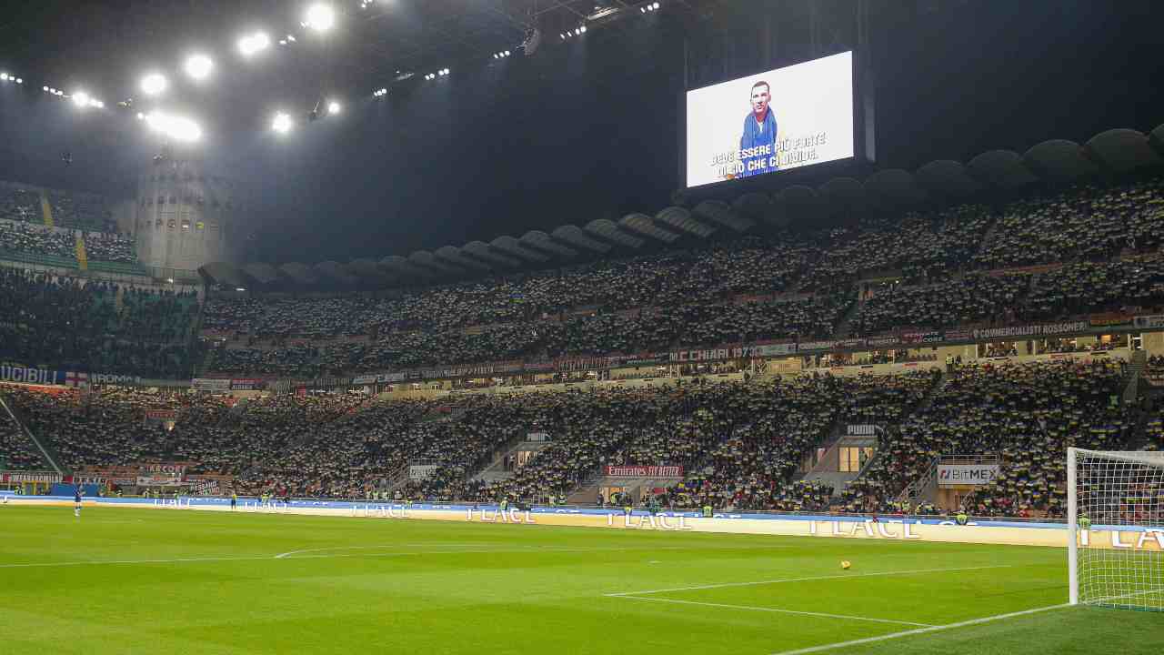Stadio Giuseppe Meazza di Milano (Credit Foto Ansa)