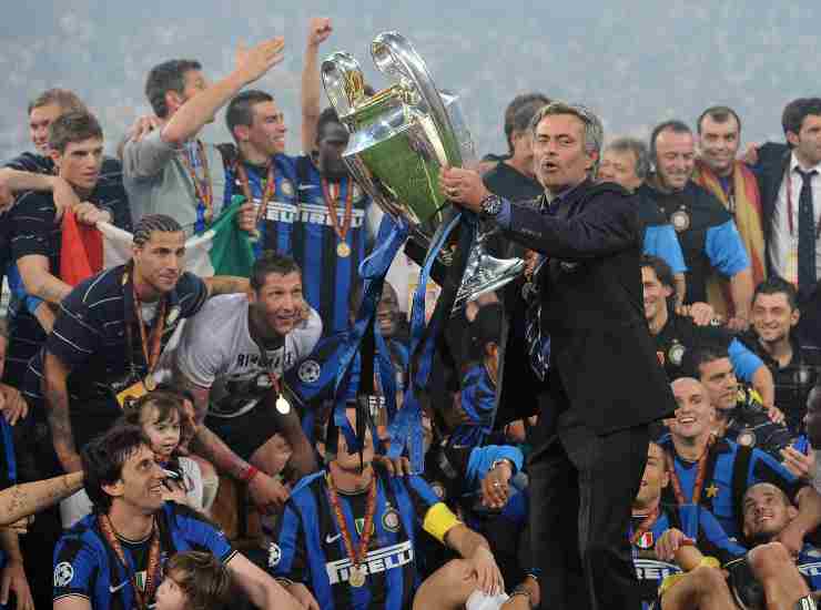 Mourinho nel 2010 con l'Inter - credits: Ansa Foto. Sportmeteoweek