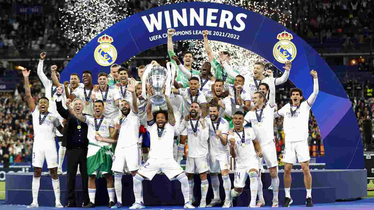 Il Real Madrid alza la Champions League [Credit: ANSA] - Meteoweek