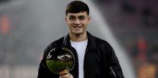 Pedri, vincitore del Golden Boy 2021 - credits: Ansa Foto. Sportmeteoweek