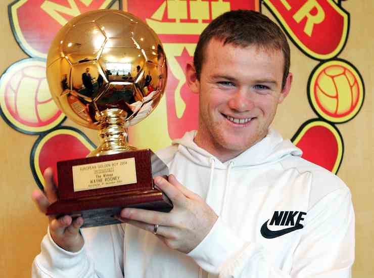 Wayne Rooney, vincitore del Golden Boy nel 2004 - credits: Ansa Foto. Sportmeteoweek