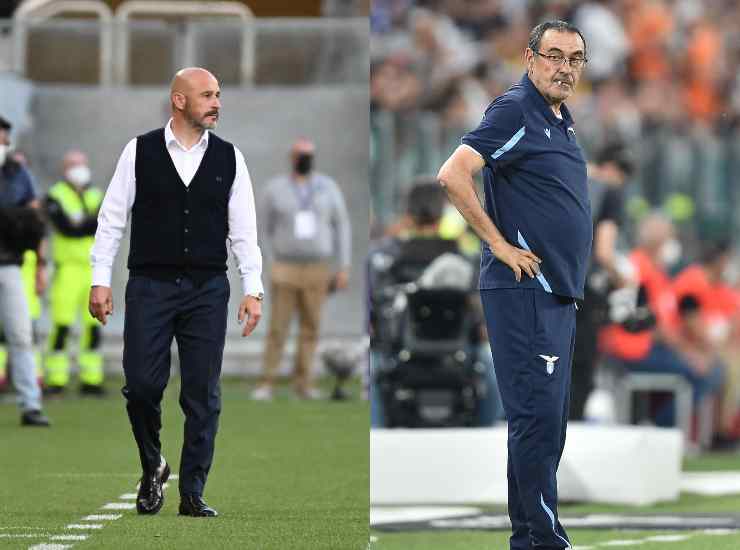 Italiano e Sarri, allenatori di Fiorentina e Lazio [Credit: ANSA] - Meteoweek